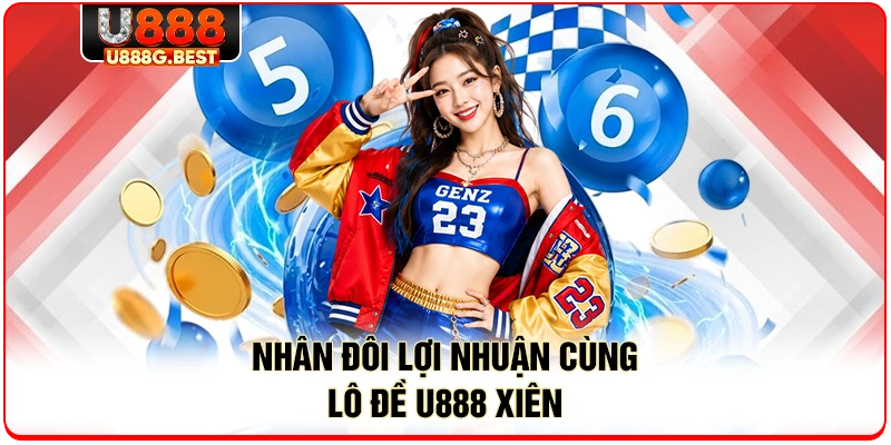 Nhân đôi lợi nhuận cùng lô đề U888 xiên